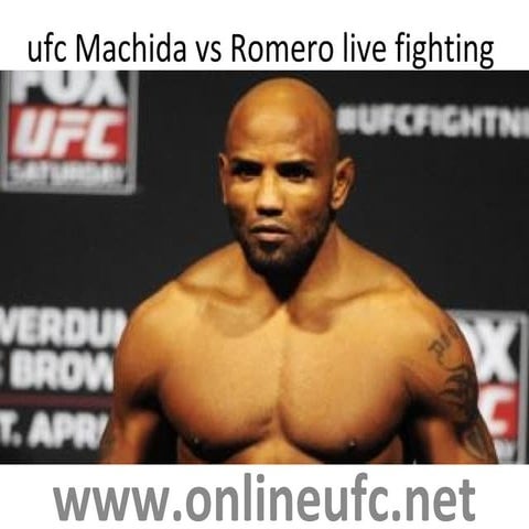 Watch machida vs romero live telecast here | PPT