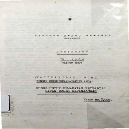 UFO Menyambut Th 1980 Planet Bumi