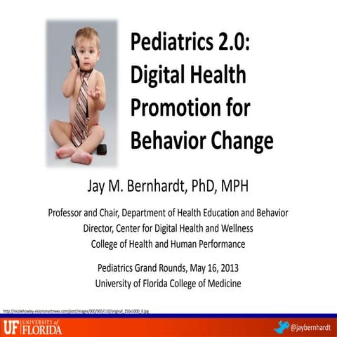 Pediatrics 2.0: Digital Health Promotion for Behavior Change