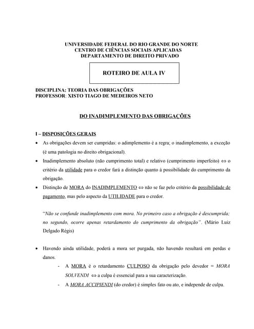 Ufrn direito+das+obrigações-roteiro+de+estudo+iv