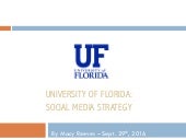 University of Florida Social Media ...