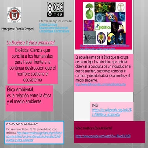 Uft bioética y ética ambiental.