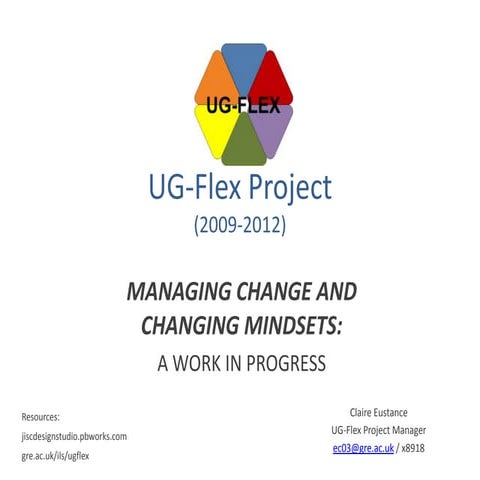 Ug flex project findings handout
