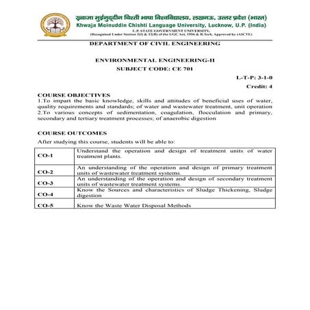 Khwaja muinuddin chisti language university,Lucknow, -B.Tech Civil Engineerin...