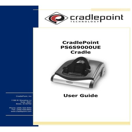 Cradlepoint PS6S9000UE - USB to Ethernet Cradle (quantum-wireless.com)