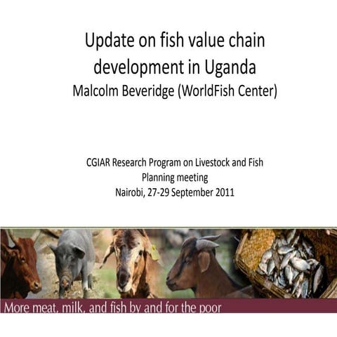 Update on fish value chain development in Uganda
