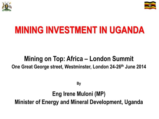 Mining Investment in Uganda