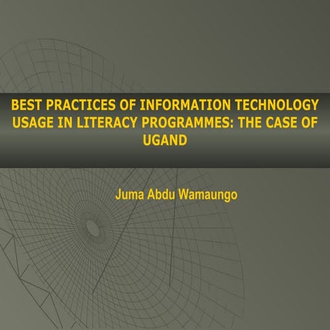 Uganda's best practices