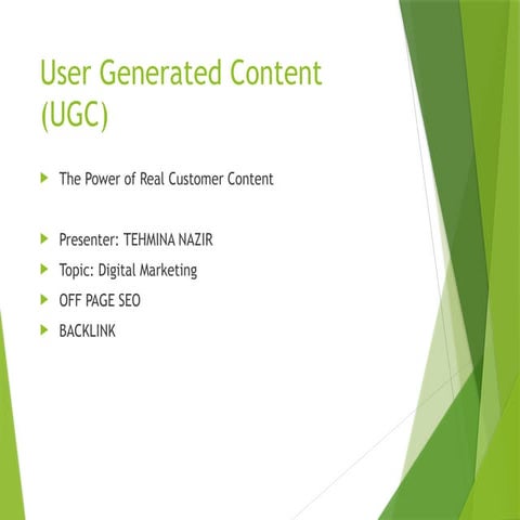 Harnessing User Generated Content and Backlinks for Effective Digital ...
