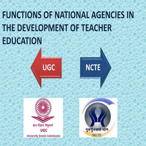Ugc &amp; ncte