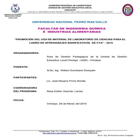 Ugel química orgánica