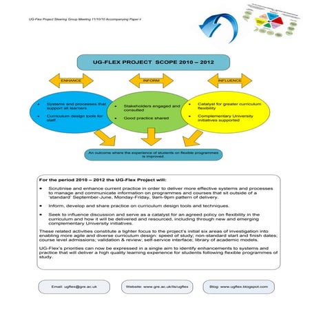 Ug flex new scope document 2010 11
