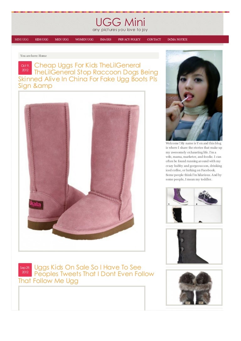 fake uggs for kids