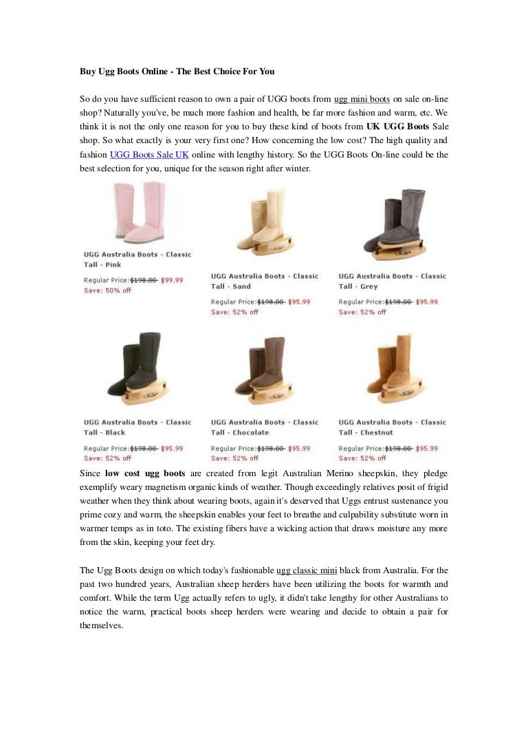 cheapest ugg boots online