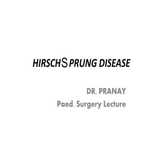hirschsprung disease