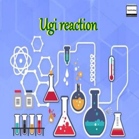 Ugi reaction multicomponent reactions for drug discovery!