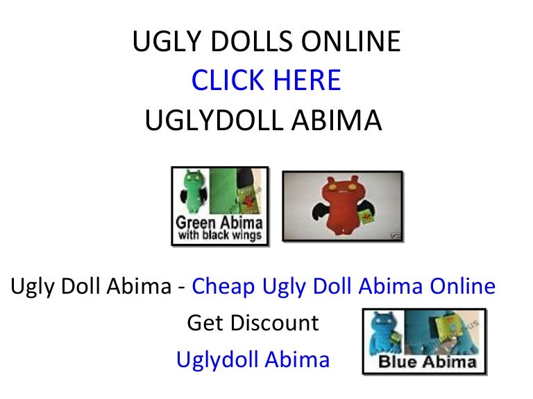 ugly dolls online