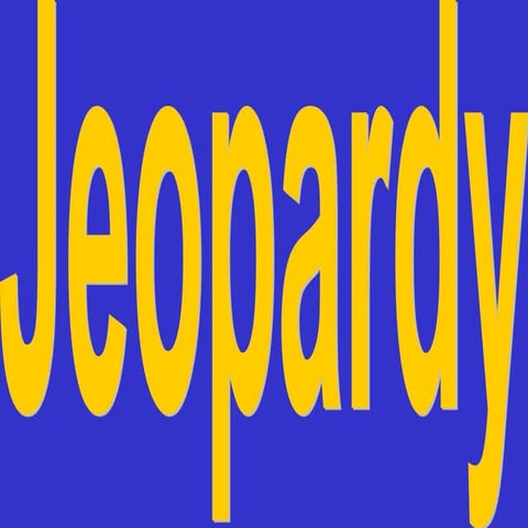 Ugly sweater jeopardy