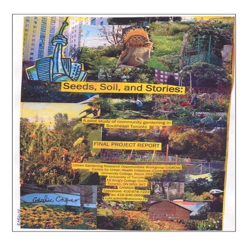 Seeds, Soils and Stories: Benefits of Community Gardens