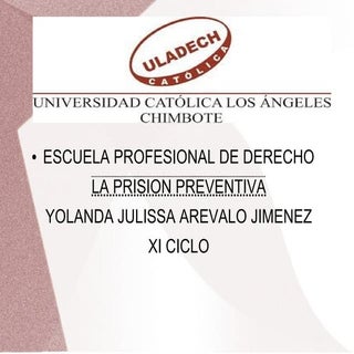 Prision preventiva