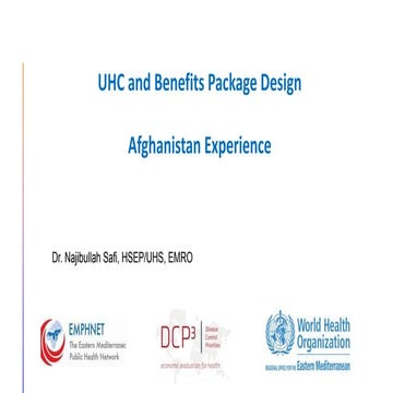 UHC and Benefits Package Design - Afghanistan expereince.pptx