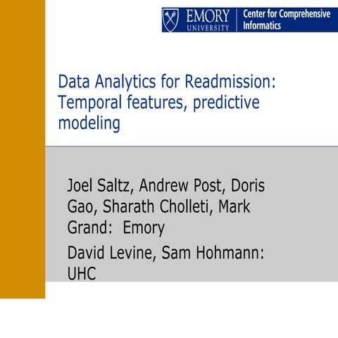 Presentation at UHC  Annual Meeting