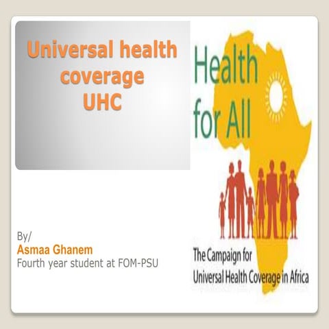 Universal health coverage