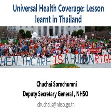 UHC lesson learn Thailand | PPTX