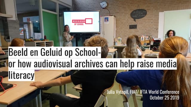VYTOPIL Beeld en Geluid at School | PPT