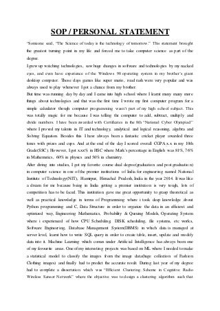 Personal statement examples image