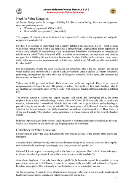 Human values & professional ethics | PPTX
