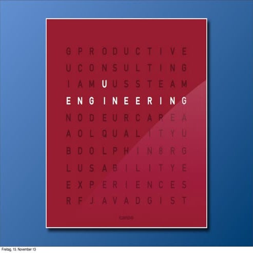 UI Engineer - the missing profession, devoxx 2013