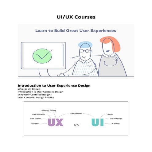 UI/UX Courses | PDF