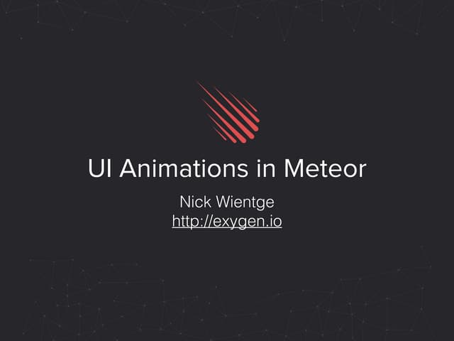 UI Animations in Meteor