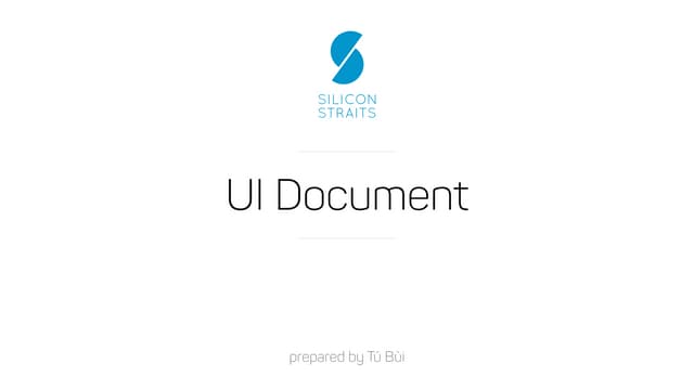 [Ebook] UI Document - Tú Bùi