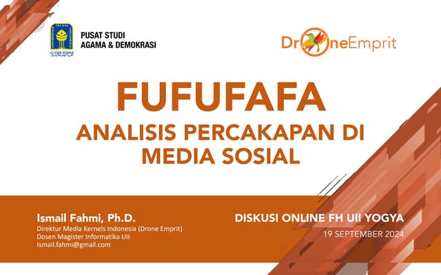 Respon tentang FUFUFAFA di media sosial dan online