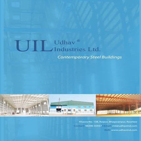 PRE ENGINEERED BUILDING AND PURLINS SECTION By Udhav Industries Limited