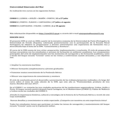 Universidad Itinerante del Mar