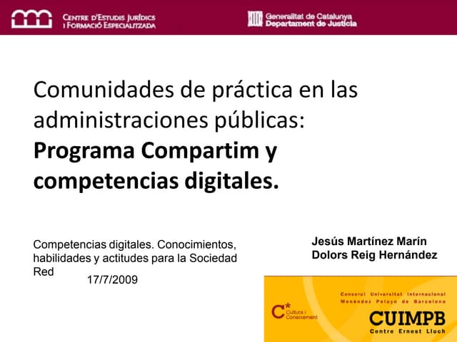 Cuimp, Competencias digitales, apre...