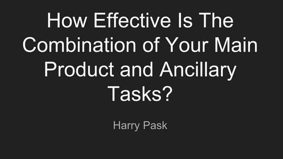 Harry Pask presentations