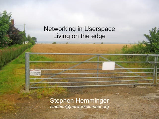 Userspace networking