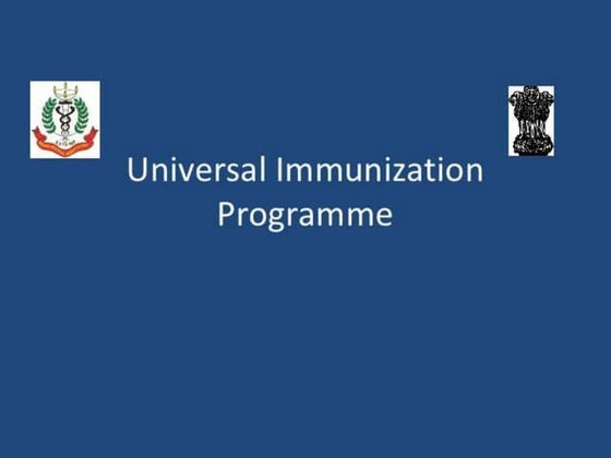 Universal immunization program