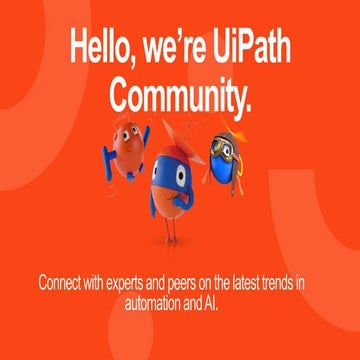 UiPath AI Engineering Workshop follow-up UiPath community session