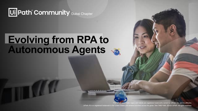 UiPath Agentic Automation session 1: RPA to Agents