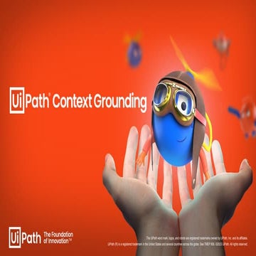 Agentic Automation Journey Session 1/5: Context Grounding and Autopilot for E...