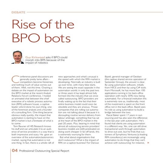 Rise of the BPO bots