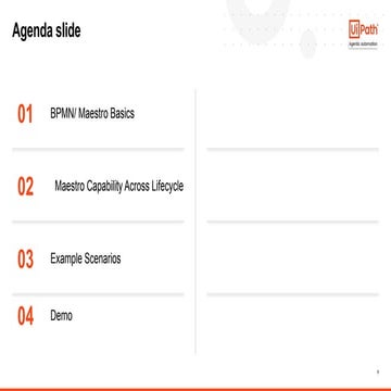 Master Agentic Orchestration with UiPath Maestro