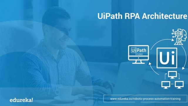 What is UiPath RPA Architecture | UiPath Studio, Robot & Orchestrator | Edureka