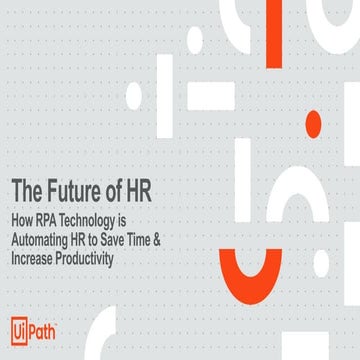 How RPA Technology is Automating HR to Save Time & Increase Productivity