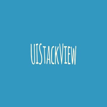 UIStackView